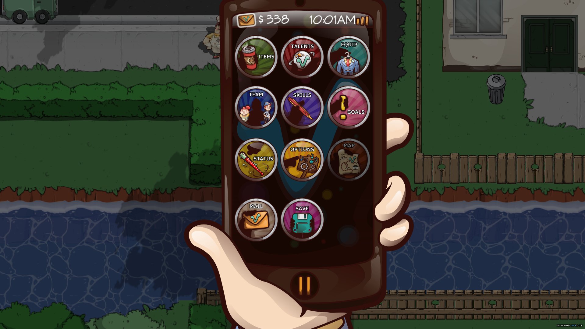 Меню в новой игре Citizens of Earth