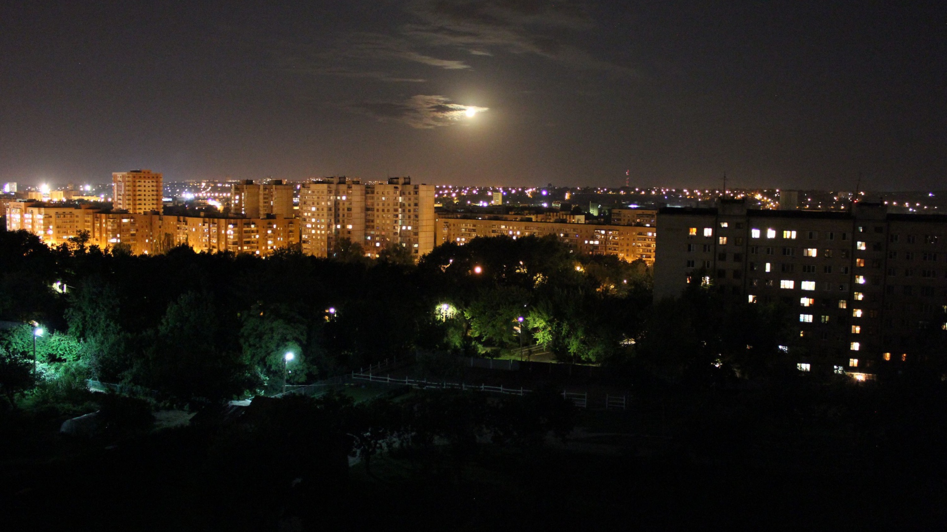 Ночной Харьков