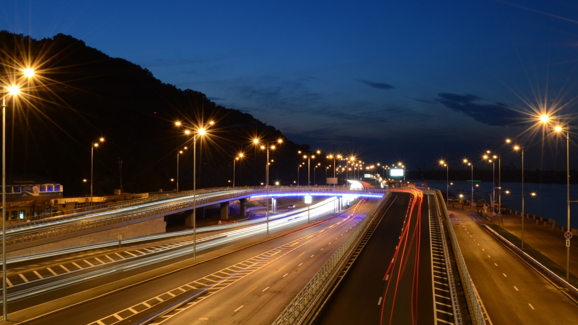 Ночные огни Киева