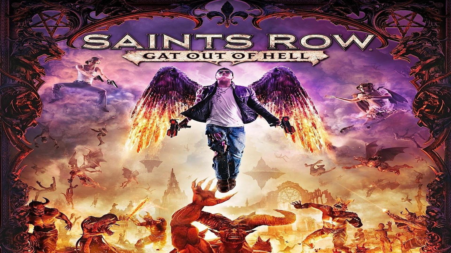 Постер новой игры Saints Row Gat Out of Hell
