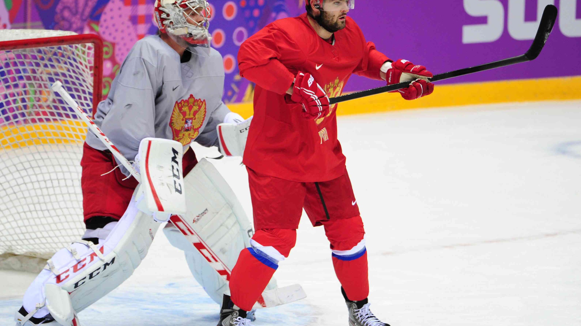 Российские хоккеисты на олимпиаде в Сочи