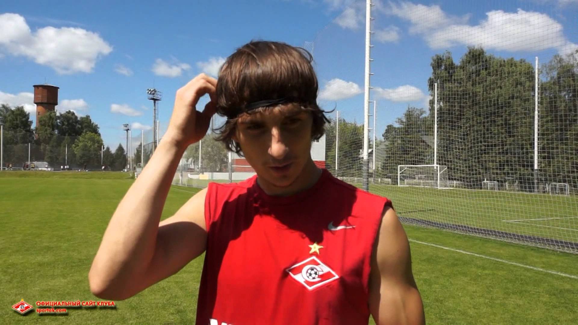 Нападающий Спартака Павел Яковлев