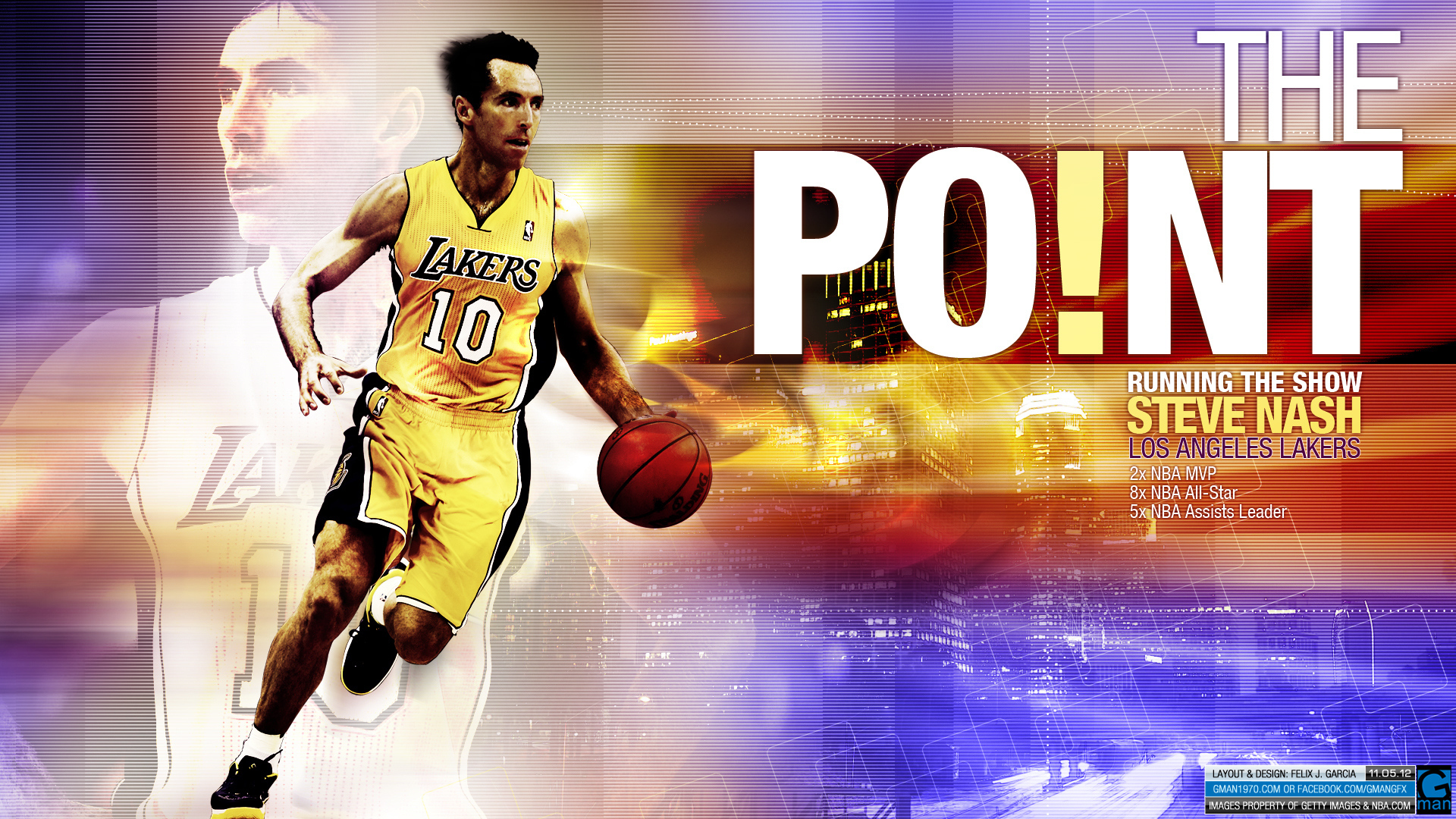 Стив Неш на баскетбольной площадке