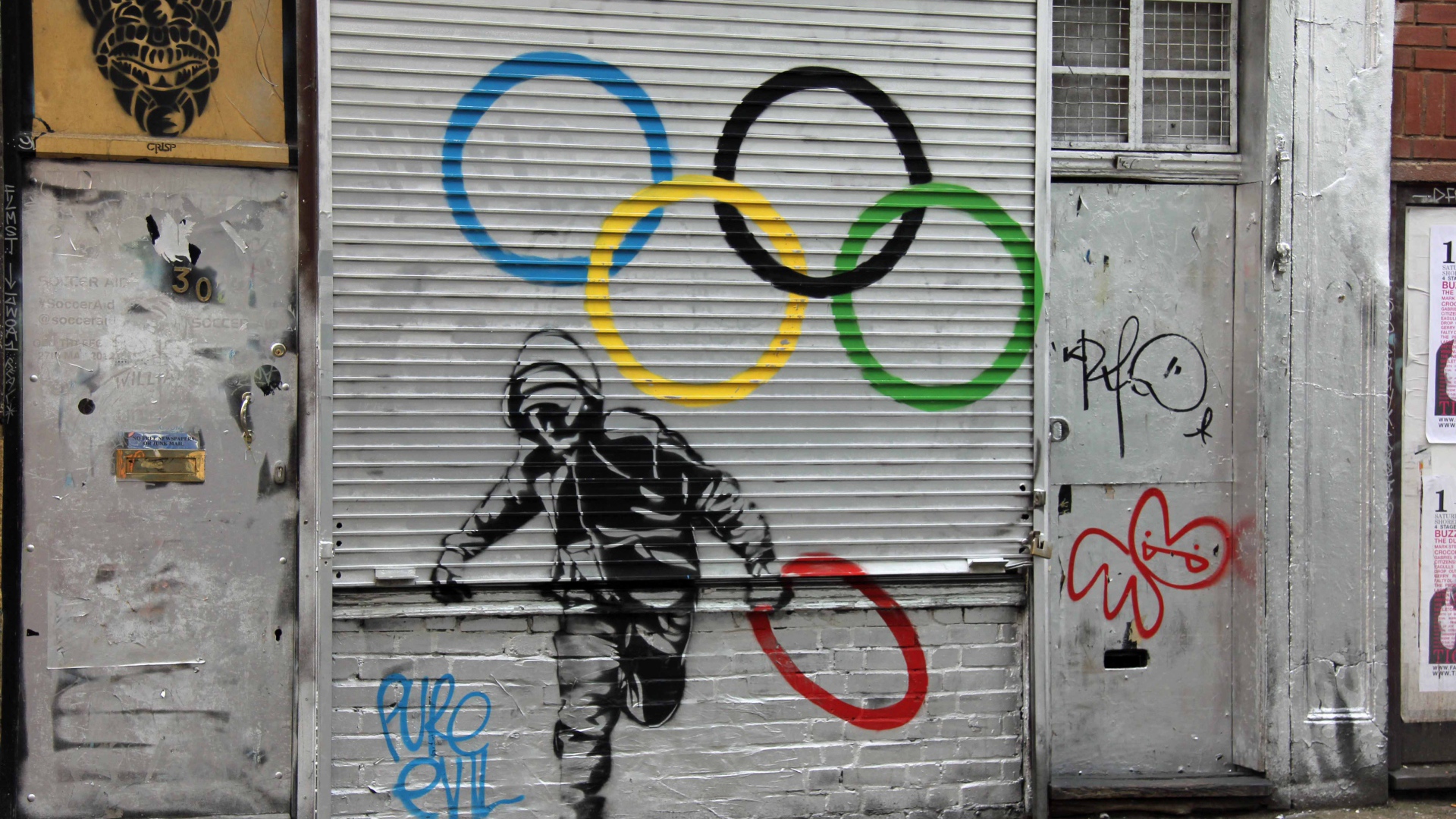 Streetart in Sochi in 2014