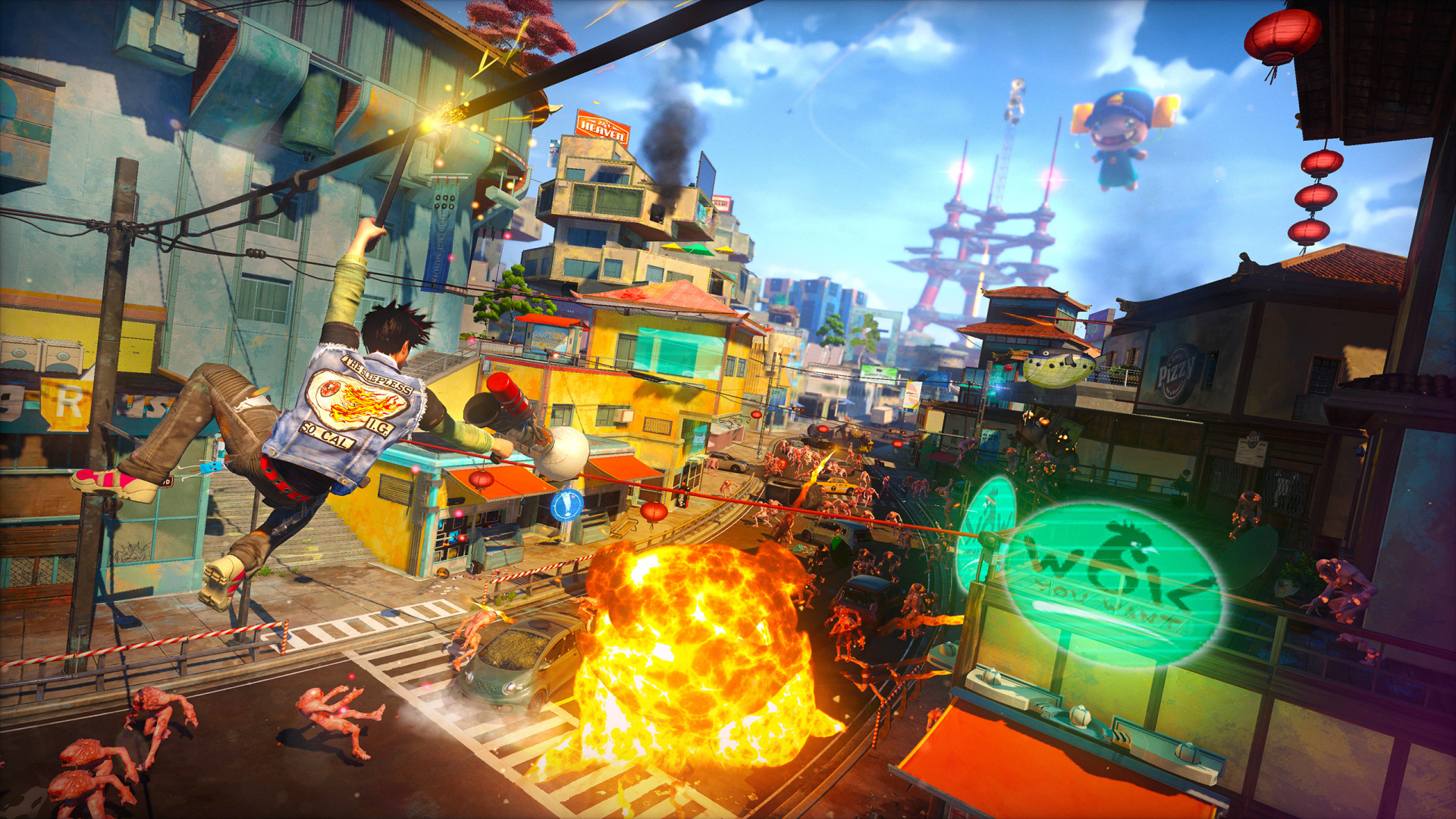 Мир игры Sunset Overdrive