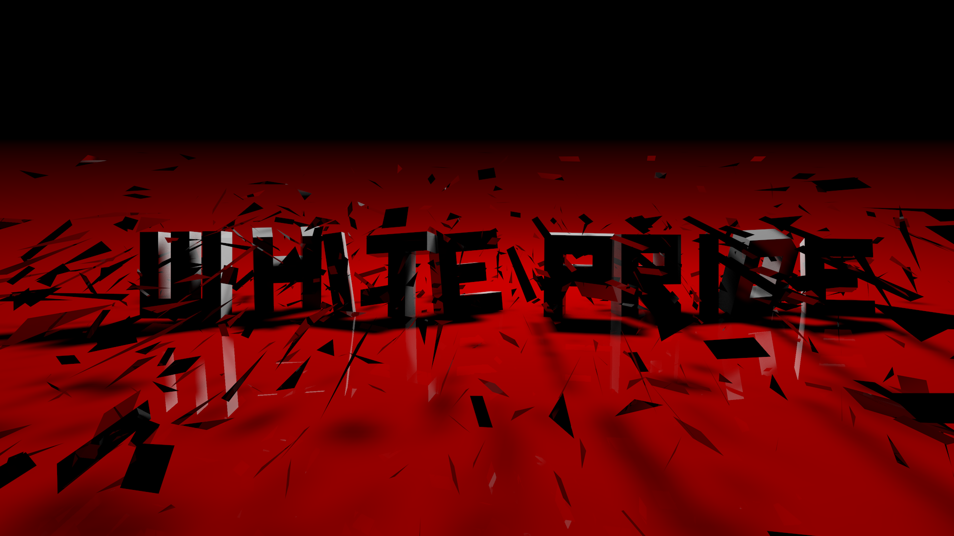 Черные буквы, 3Д модель