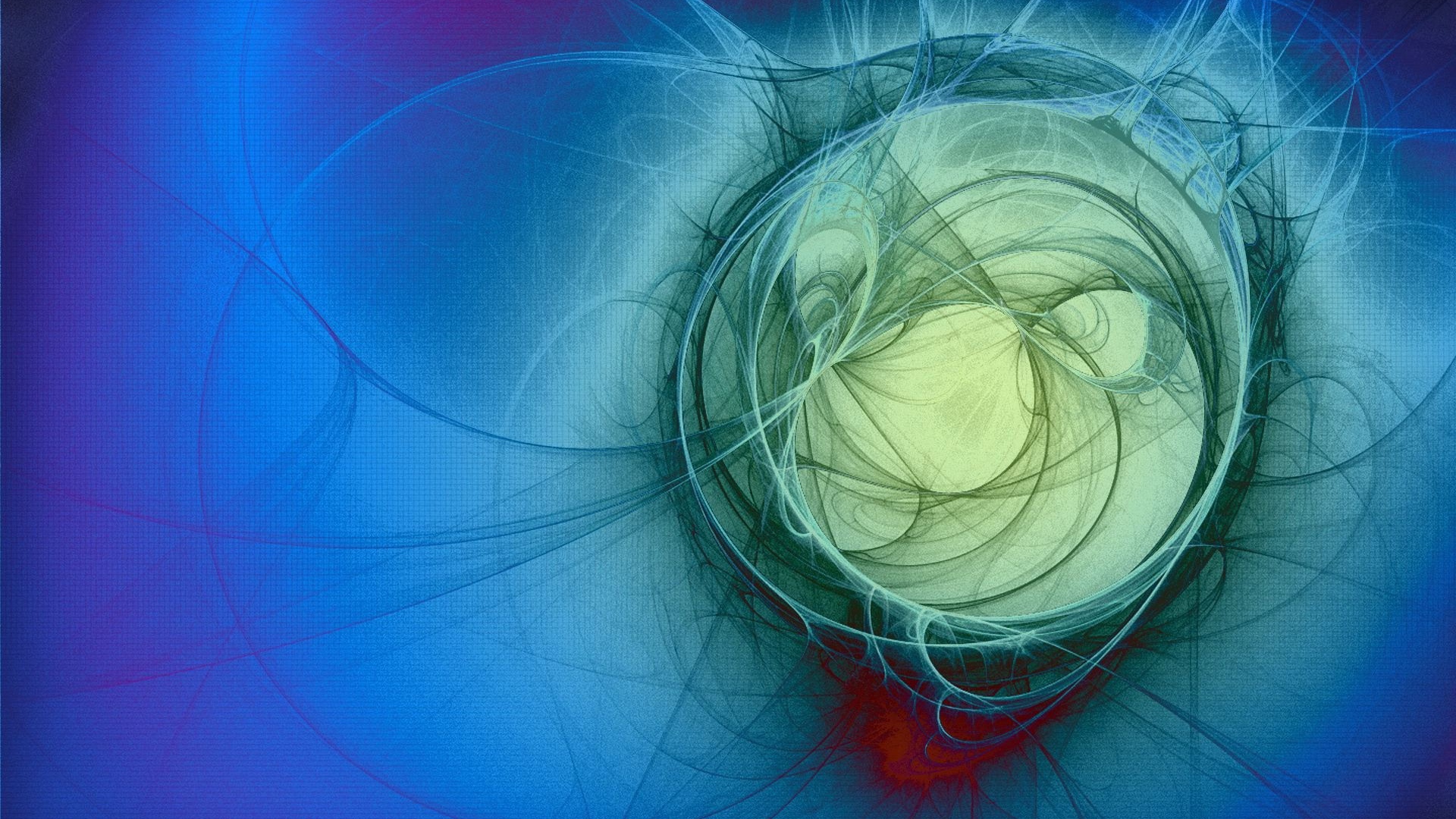 Круг абстрактных линий