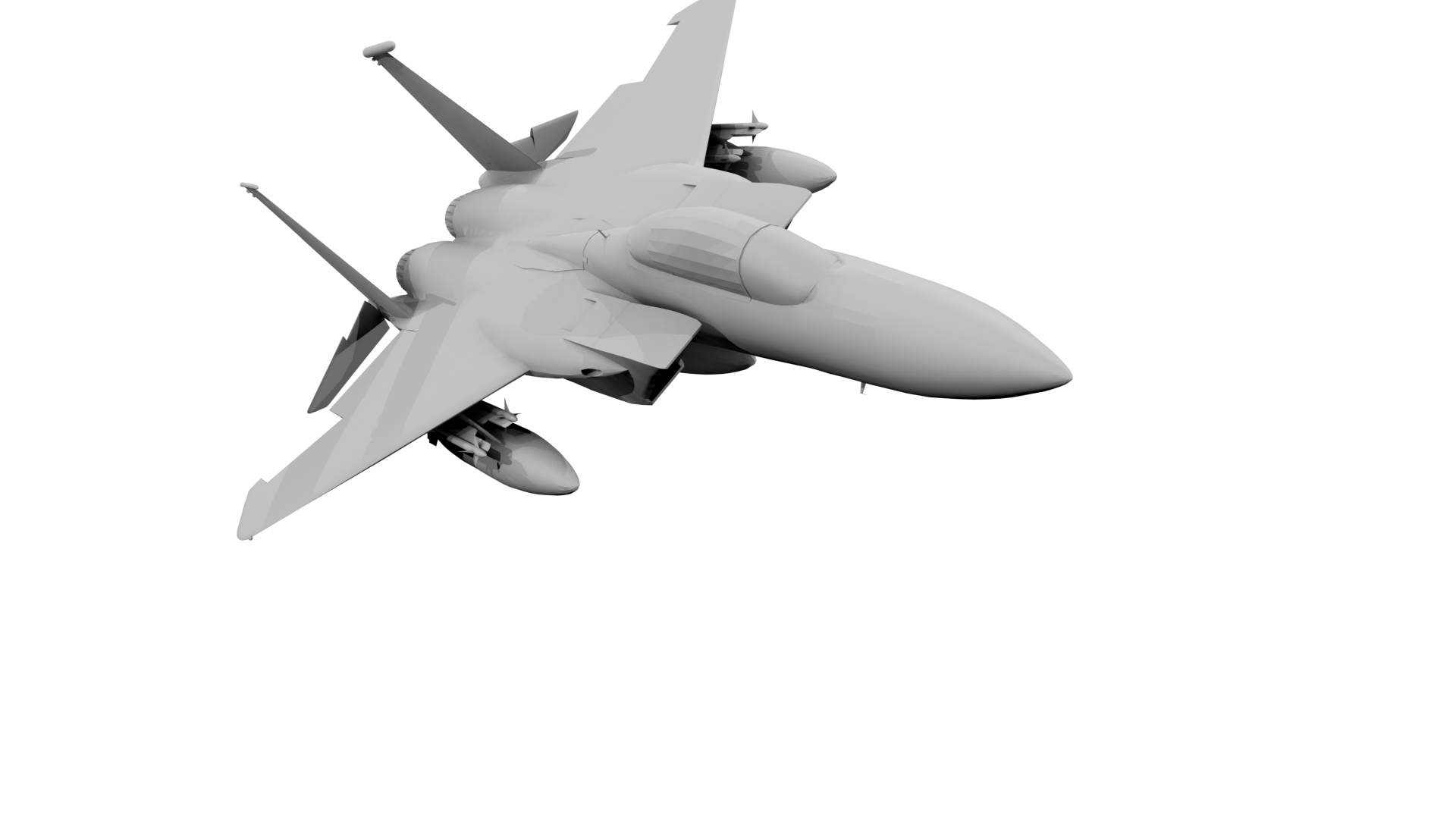 Истребитель, 3Д модель