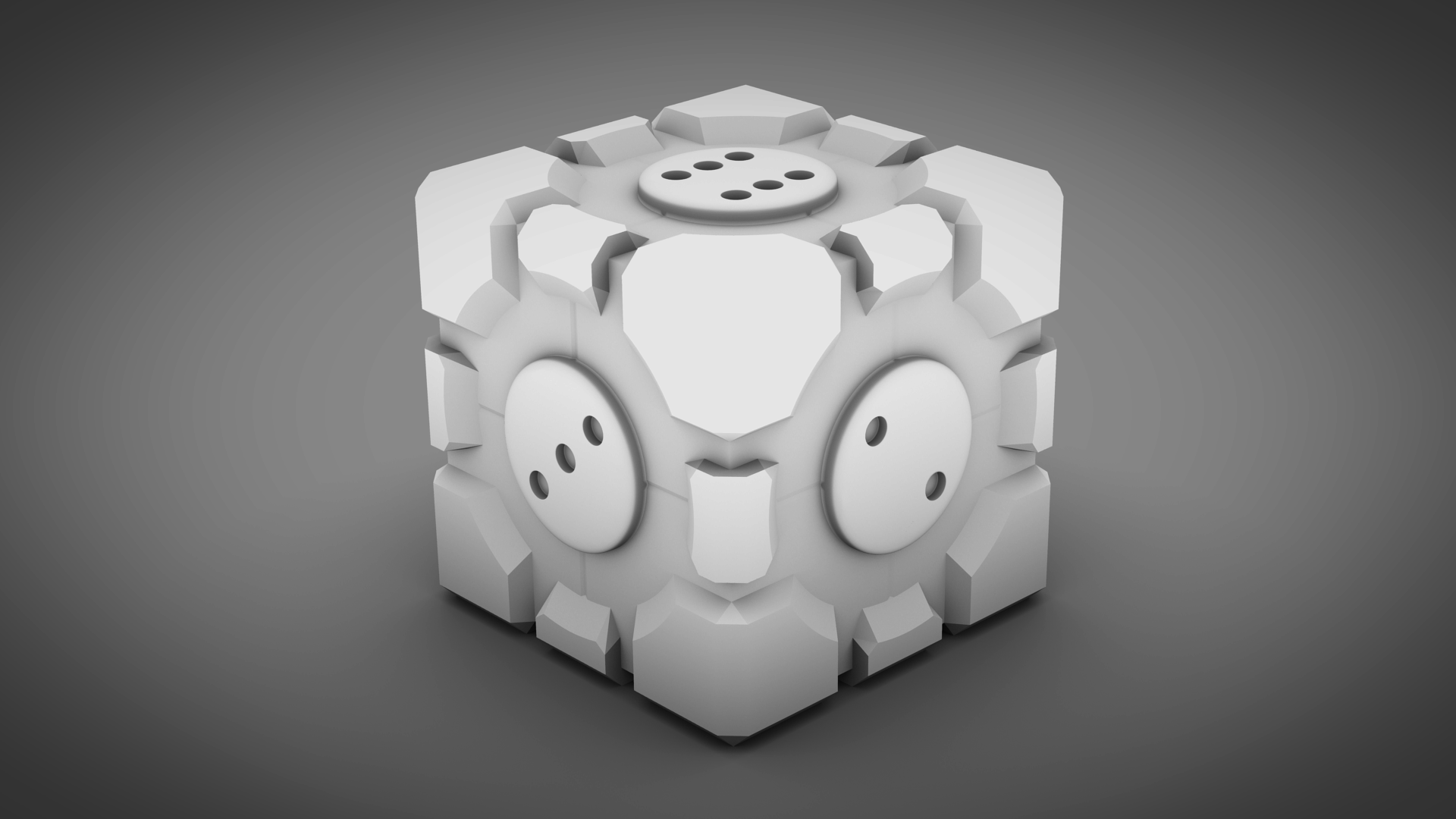 Футуристический игральный кубик