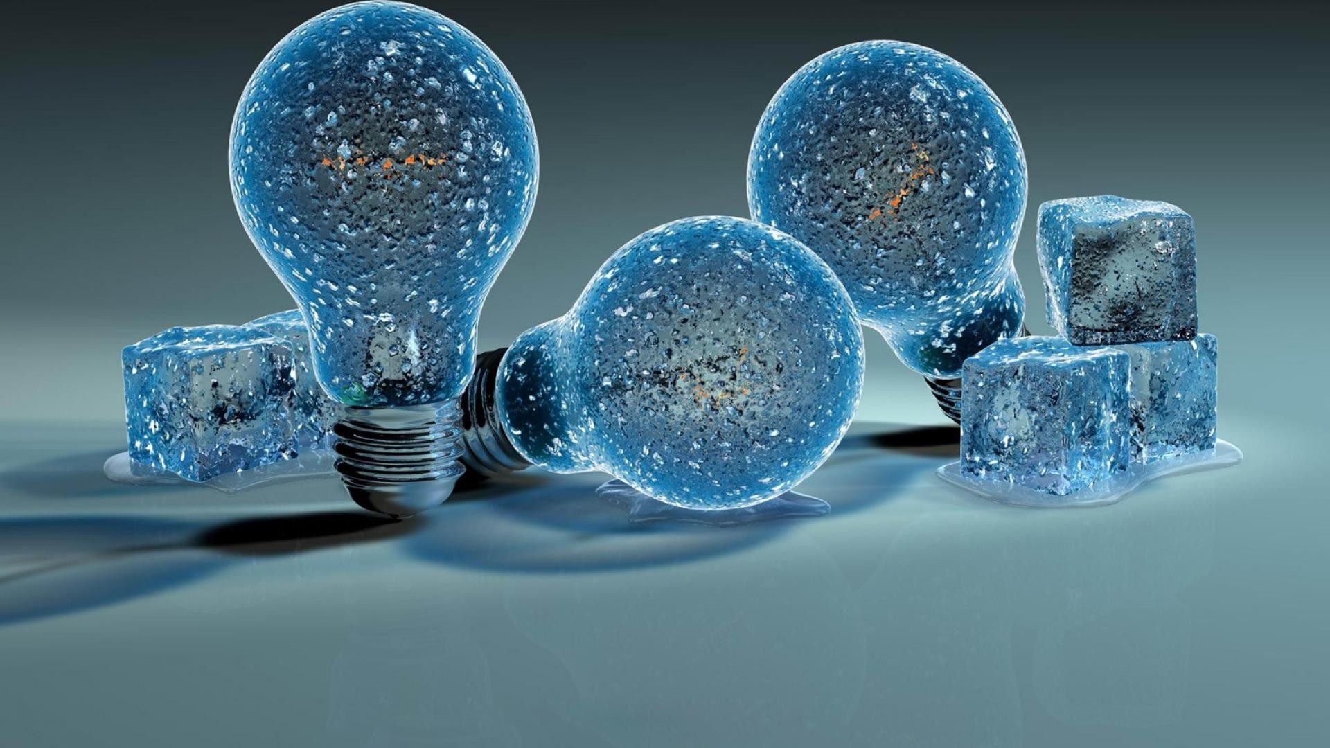 Лампы из льда