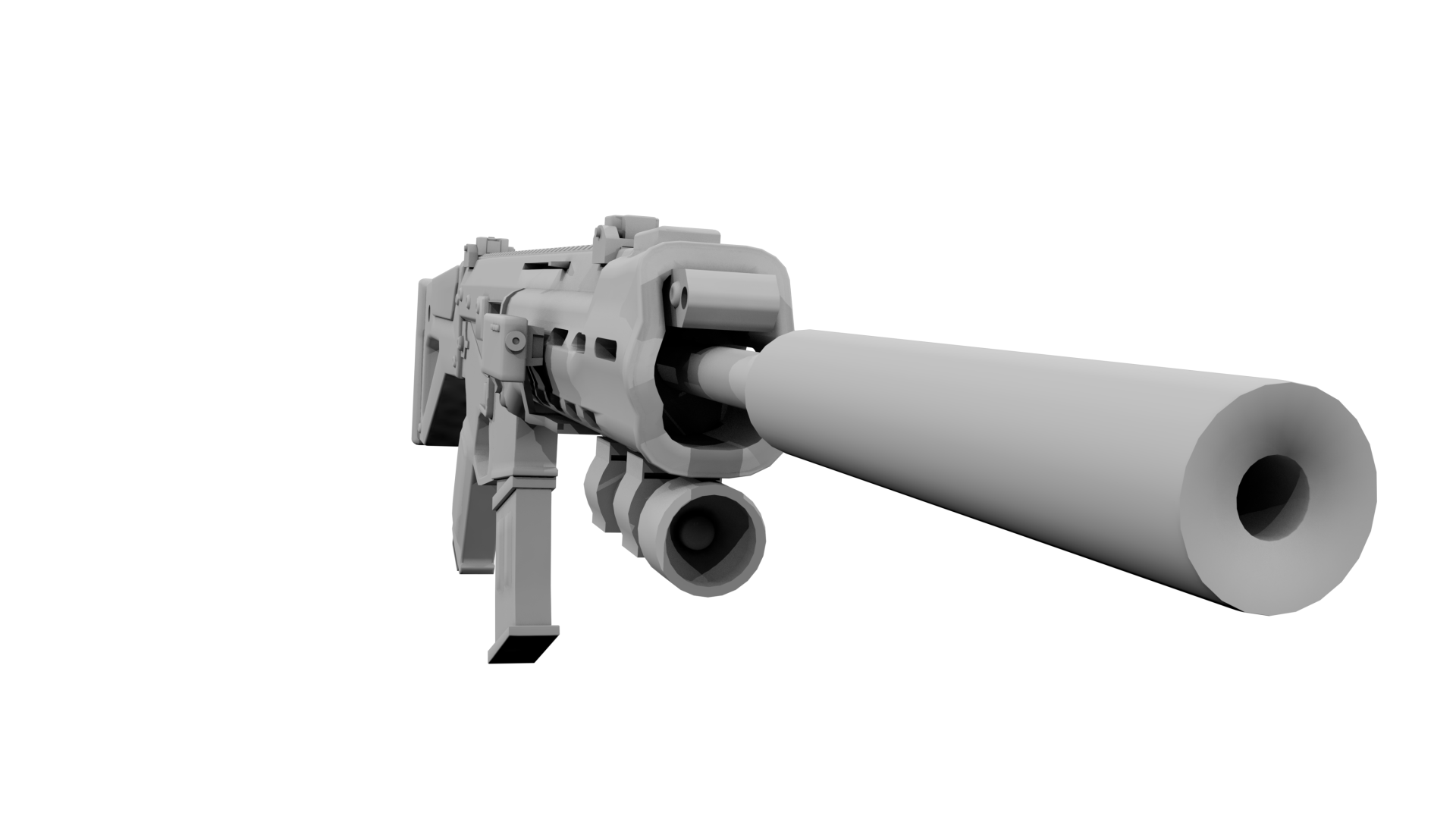 Снайперская винтовка, 3Д модель