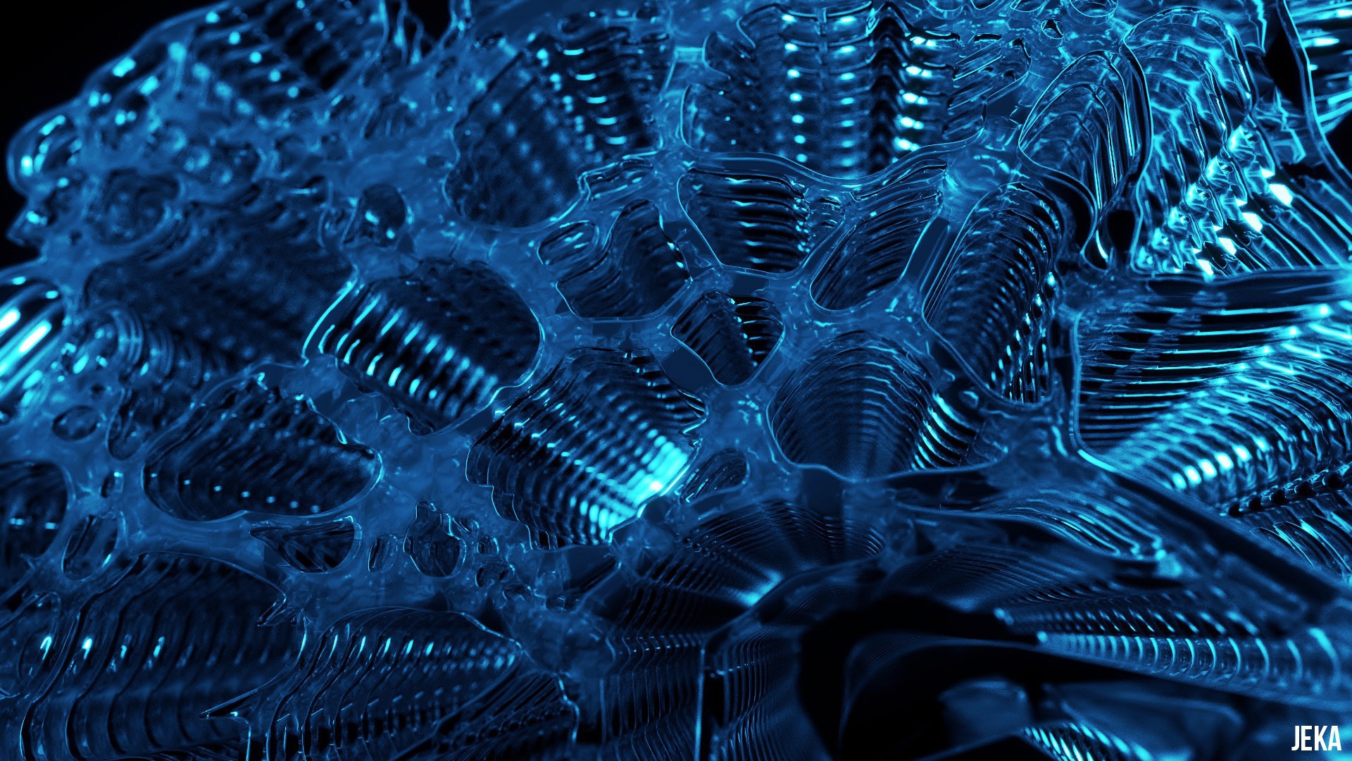 Объемная структура из льда