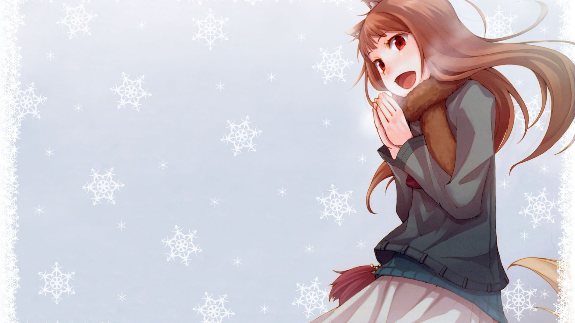 Аниме девушка Холо, Волчица и пряности