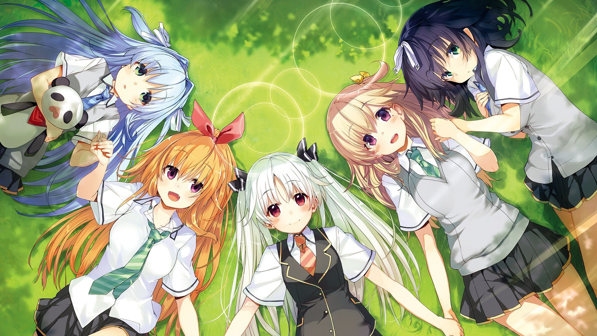 Подружки аниме Связанные небом