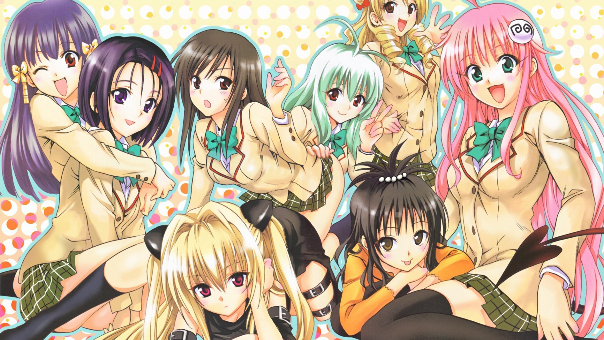 Девушки персонажи аниме Любовь и прочие неприятности