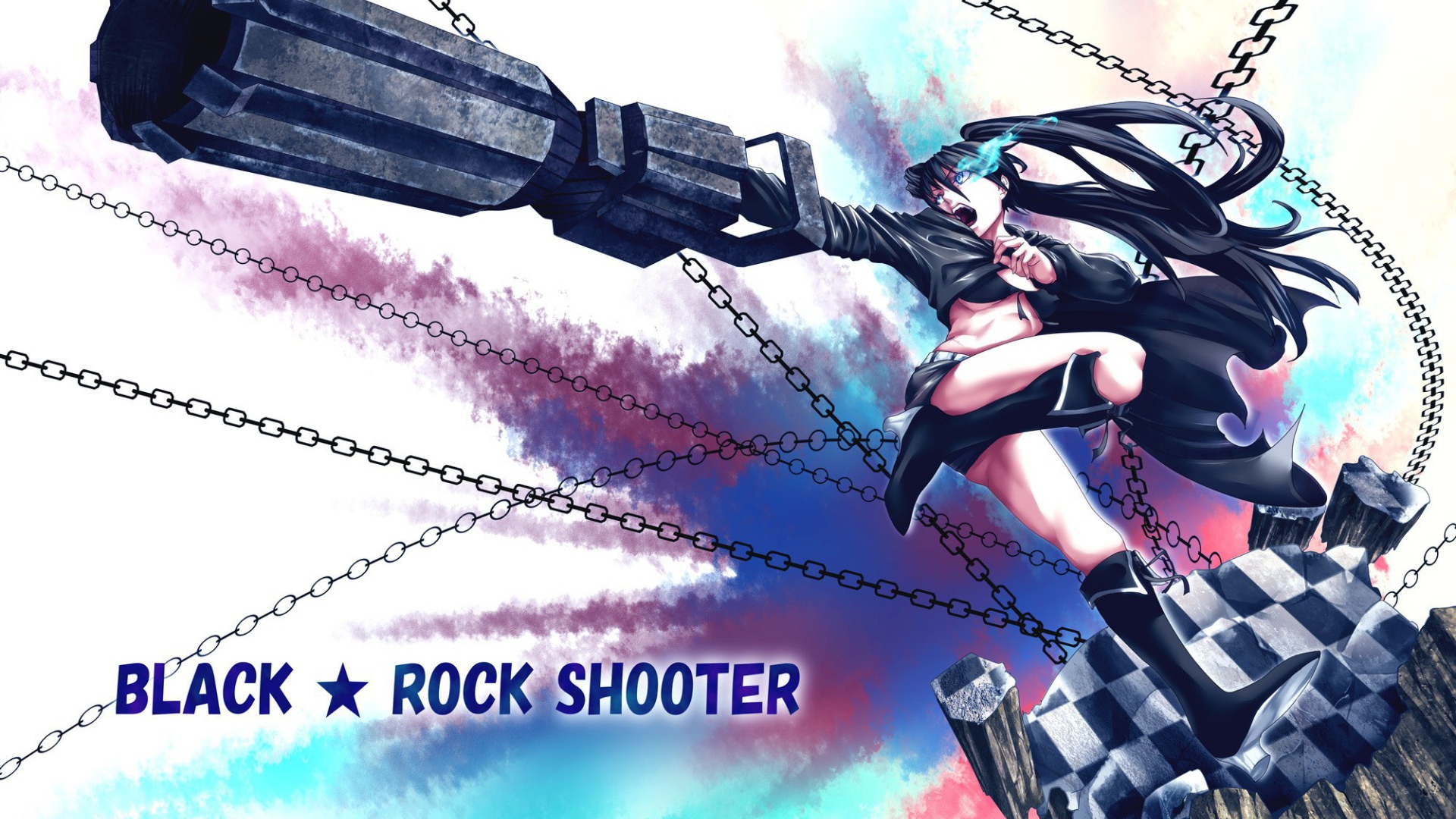 Японское аниме Black Rock Shooter
