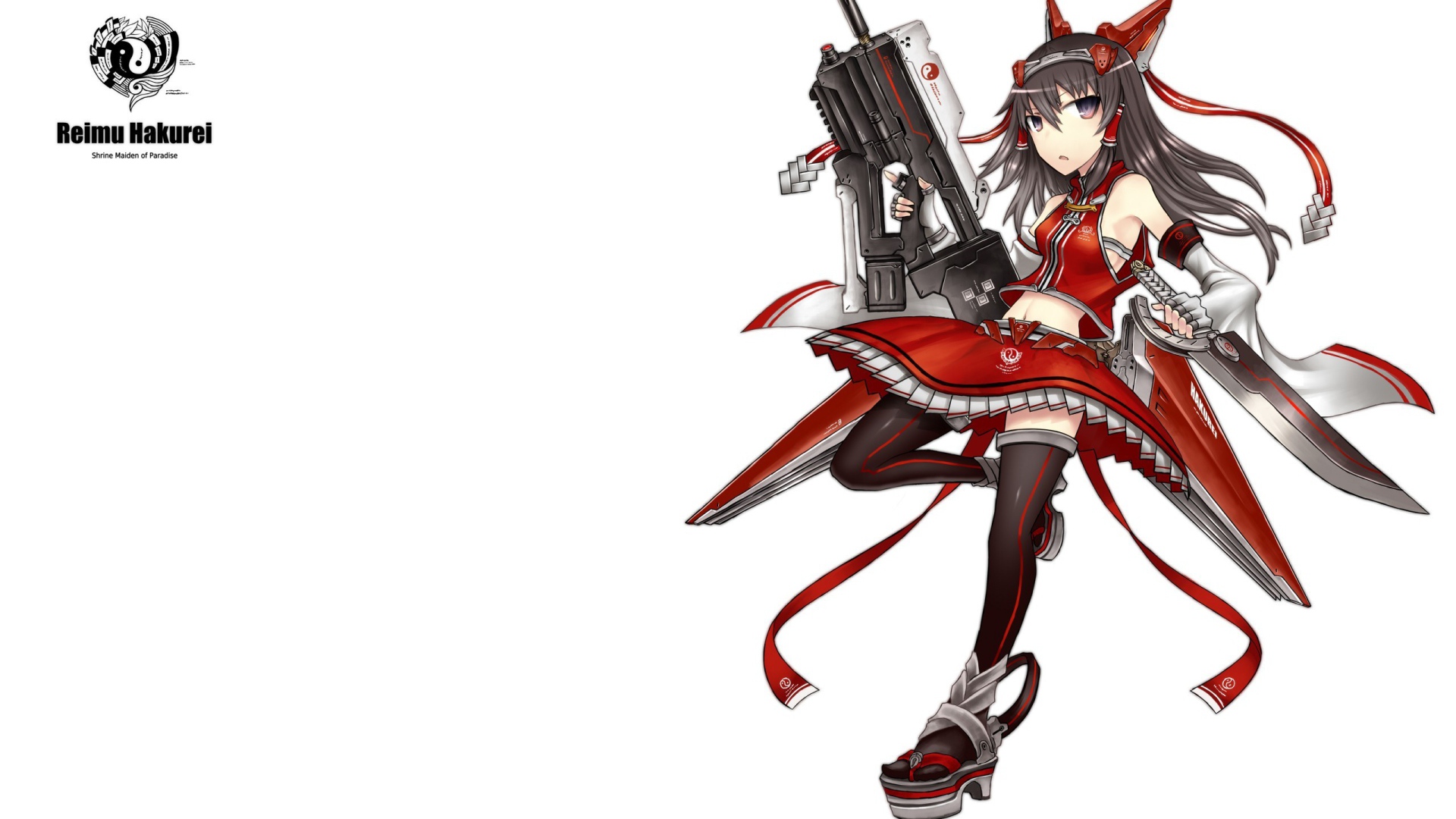 Красная девушка аниме Gia Anime