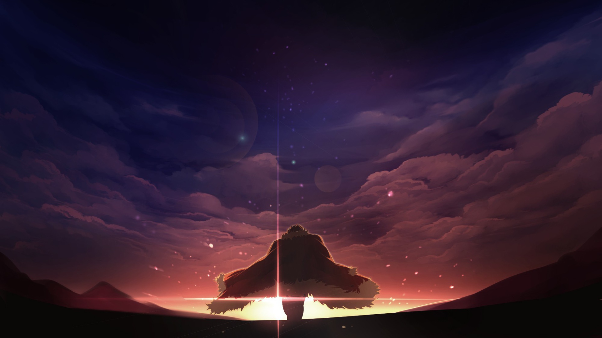 Поклонение Солнцу в аниме Ночь прибытия