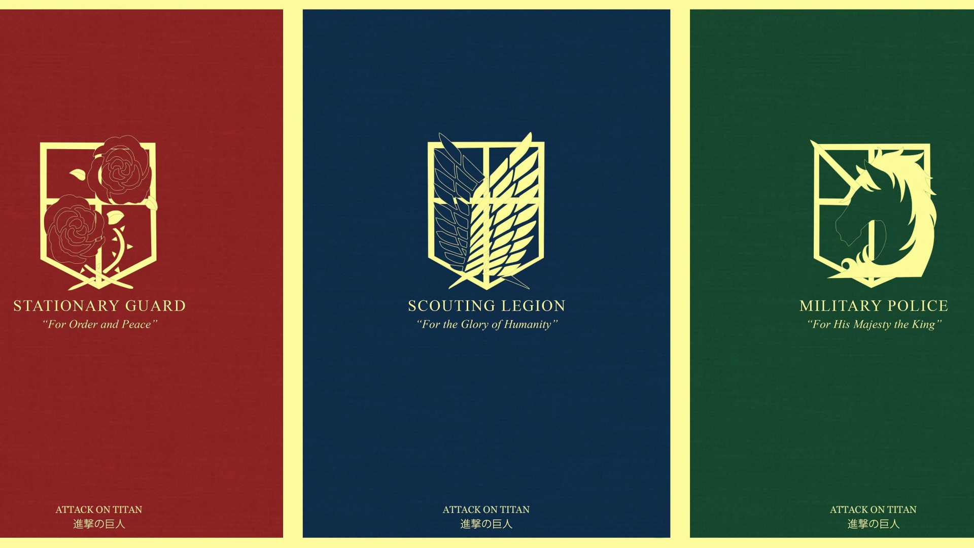 Символы кланов в аниме Атака Титанов