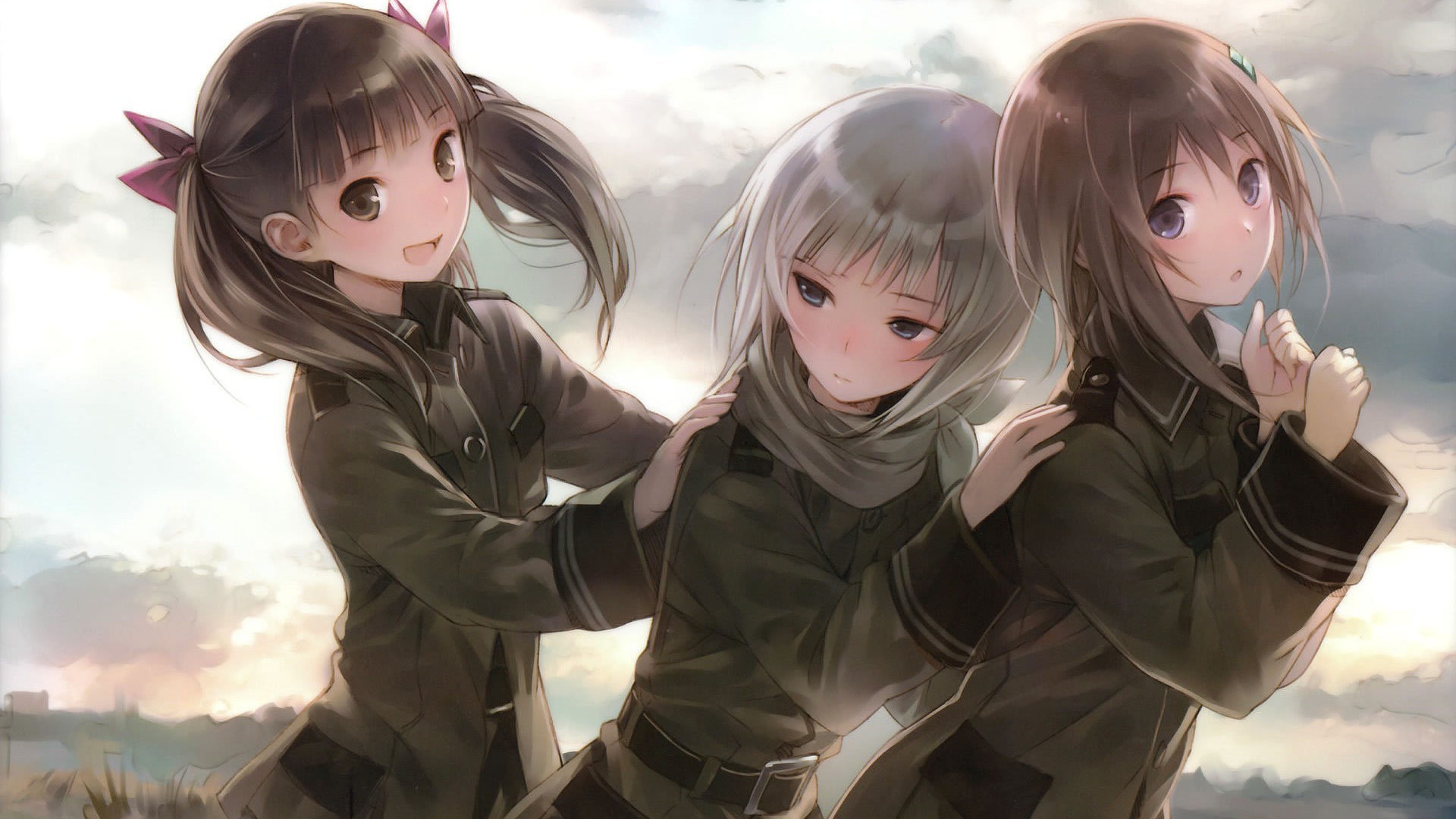 Подружки в аниме Звуки небес