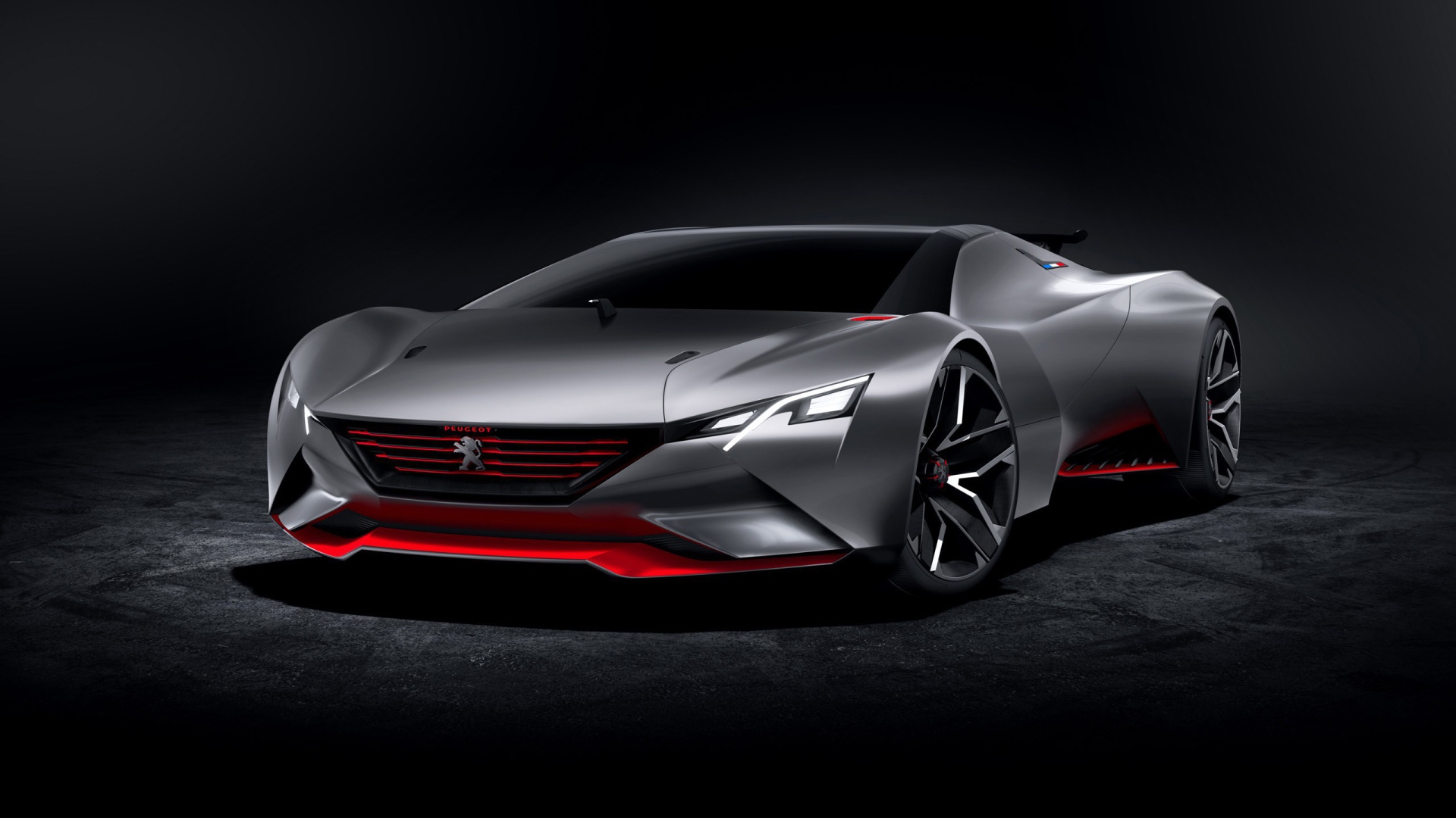 Серый Peugeot Vision GT
