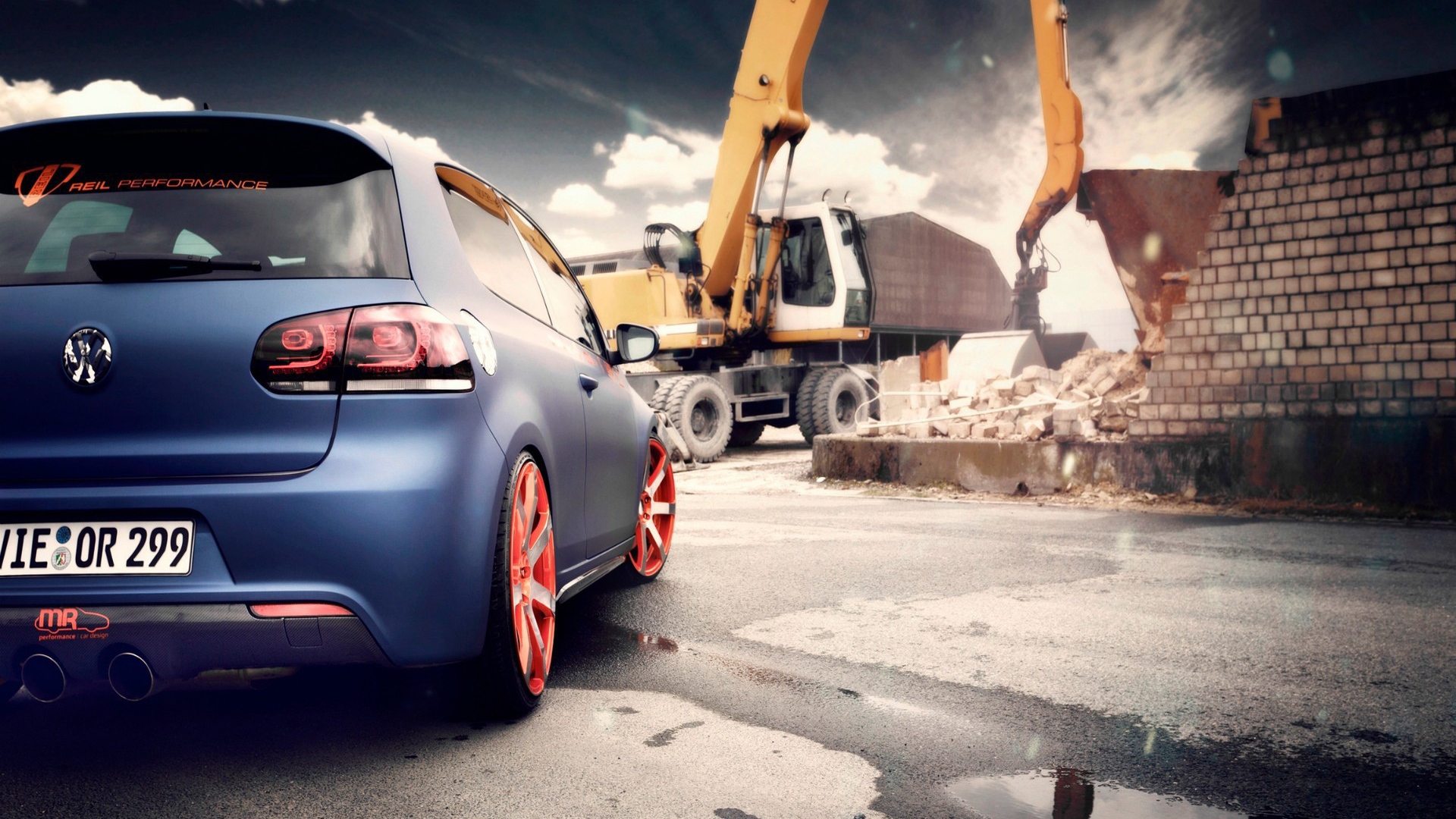 Маленький и большой автомобиль