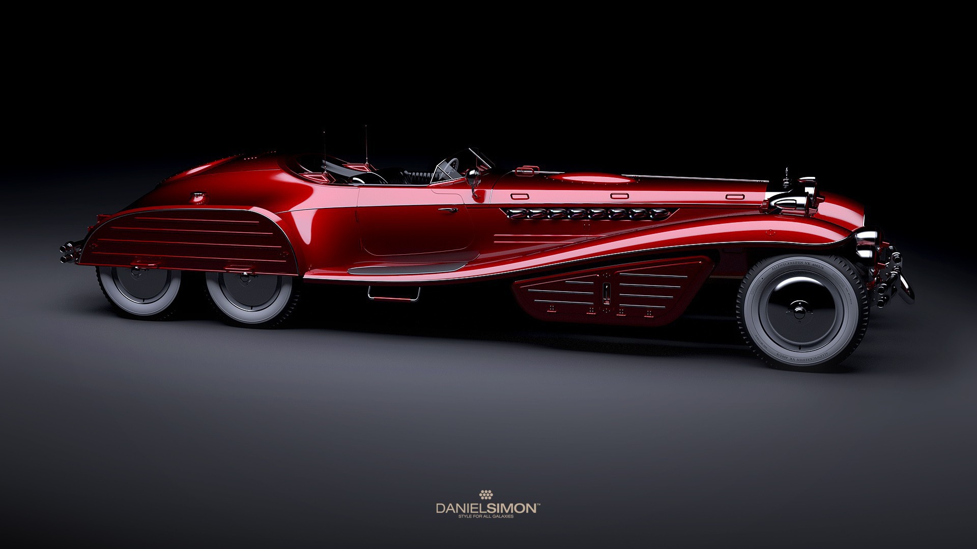 Супер мощный автомобиль из комиксов