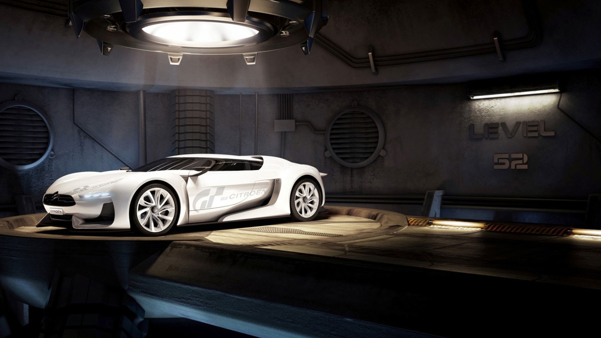 Белый  Citroën Gran Turismo