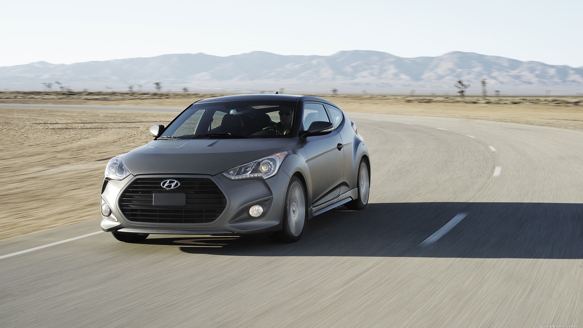 Серый Hyundai Veloster