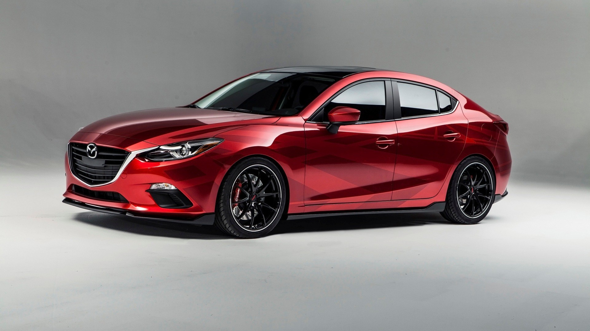 Красный автомобиль Mazda Vector 3