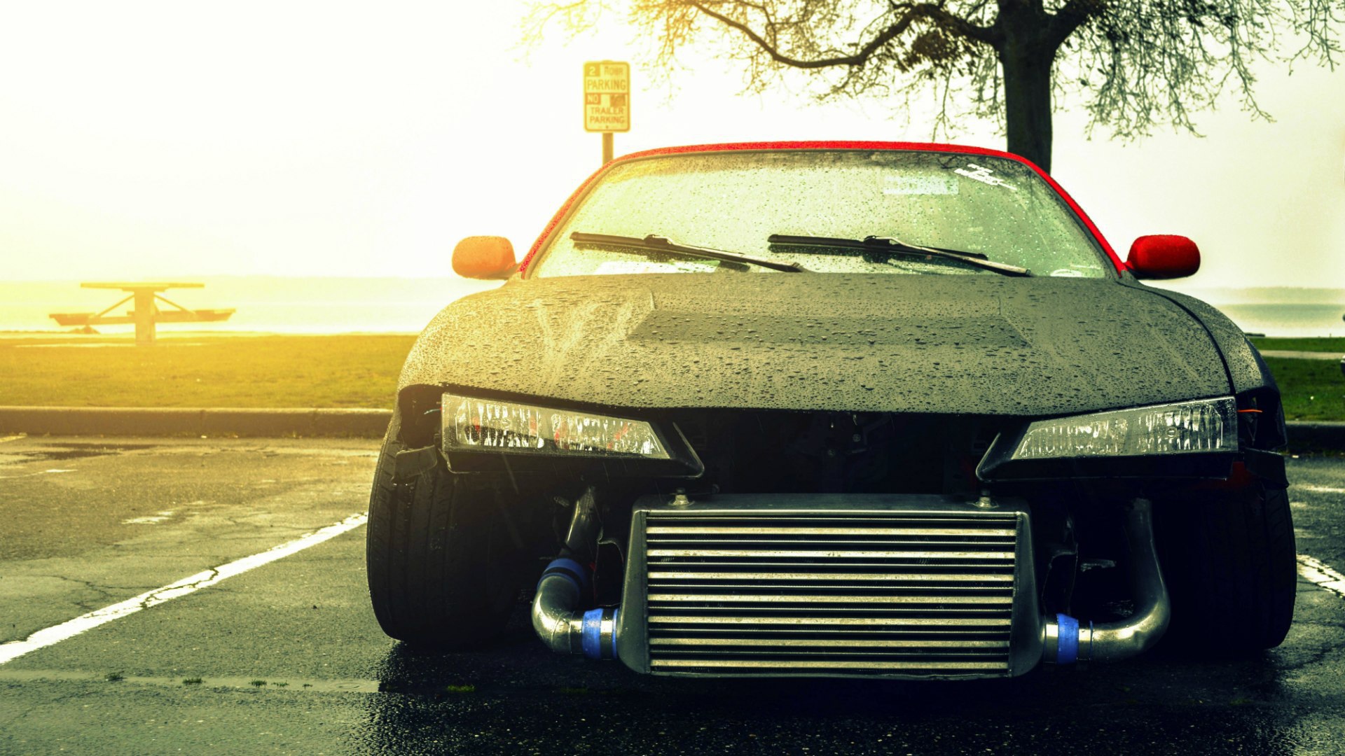 Черный Nissan Silvia S14