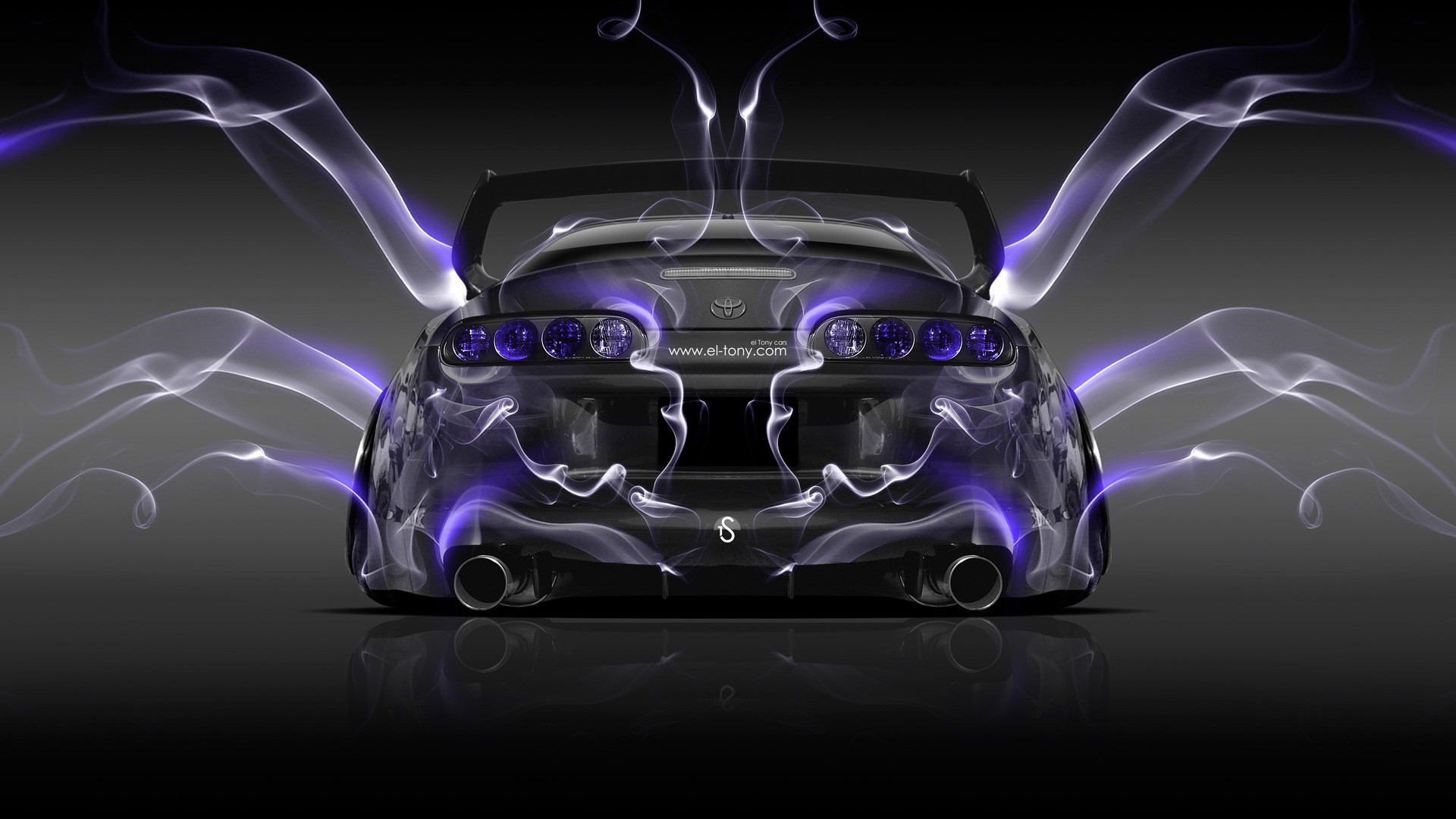 Голубая энергия Toyota Supra