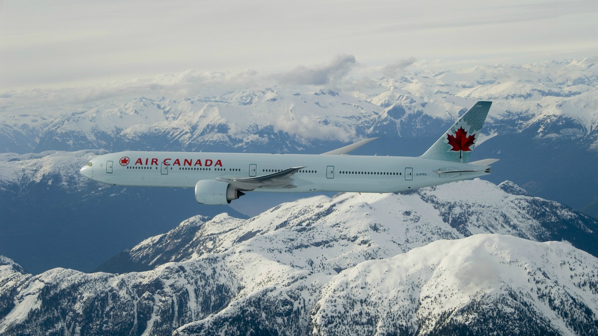 Самолет Канадских авиалиний