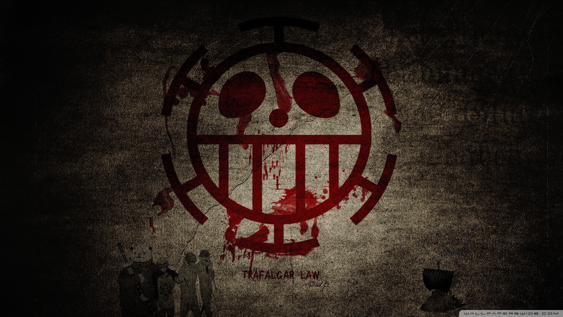 Кровавый символ аниме Трафальгар Ло