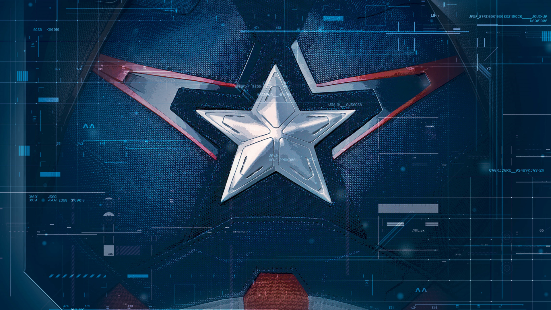 Капитан Америка, голубой фон Мстители