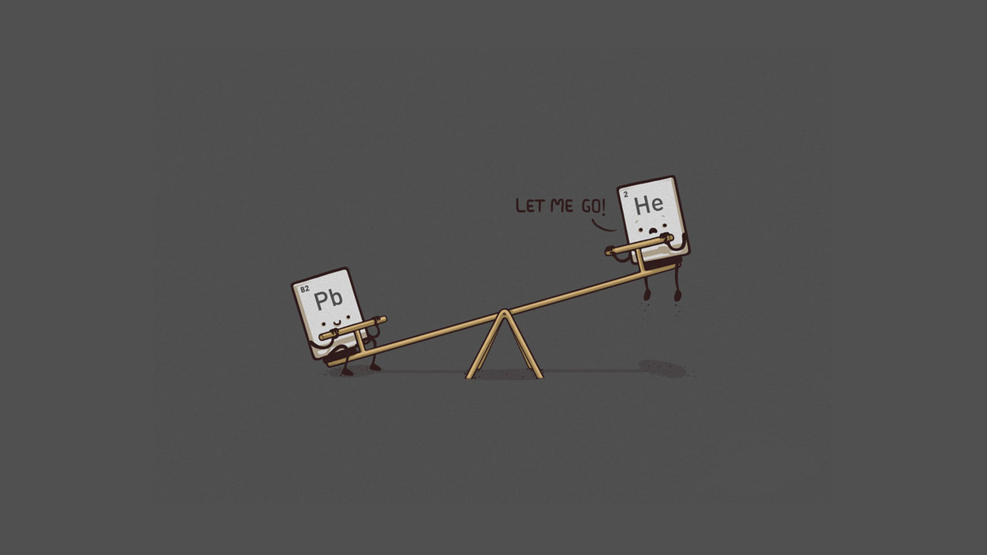 Химические элементы, серый фон