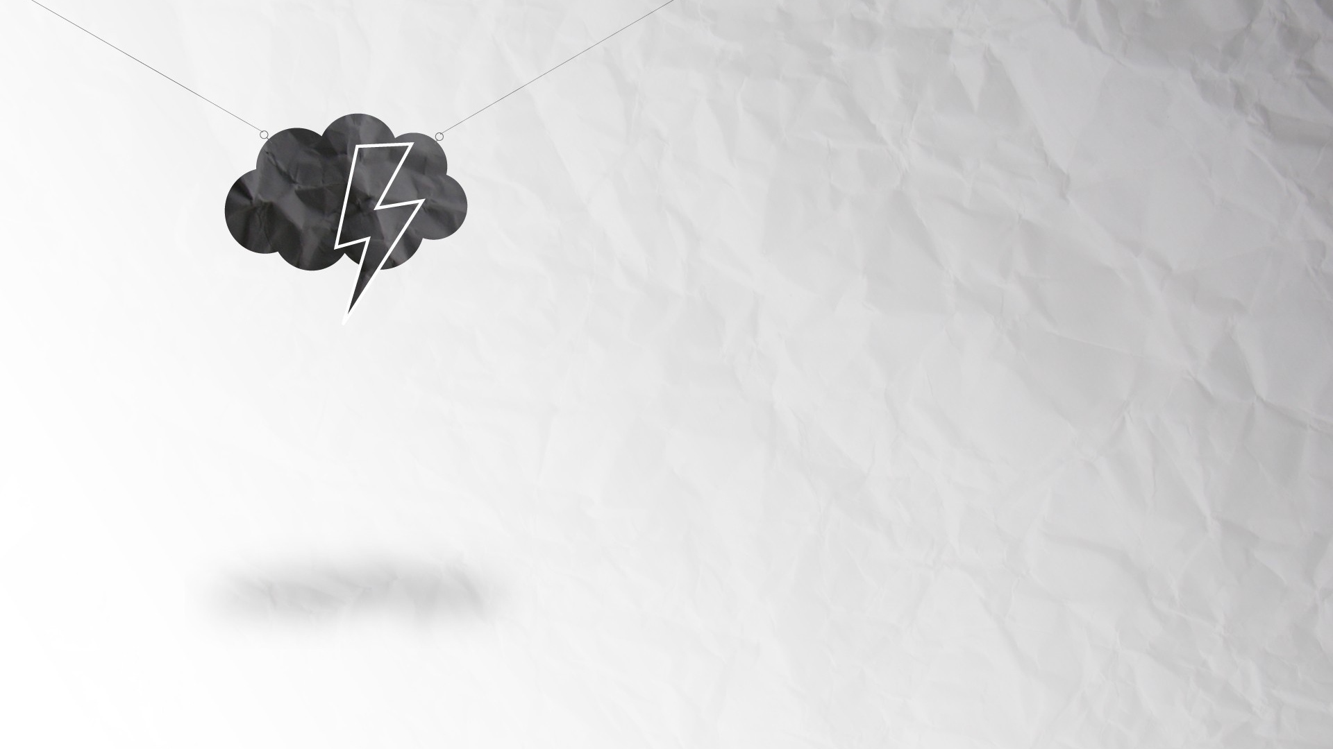 Туча с молнией, фон