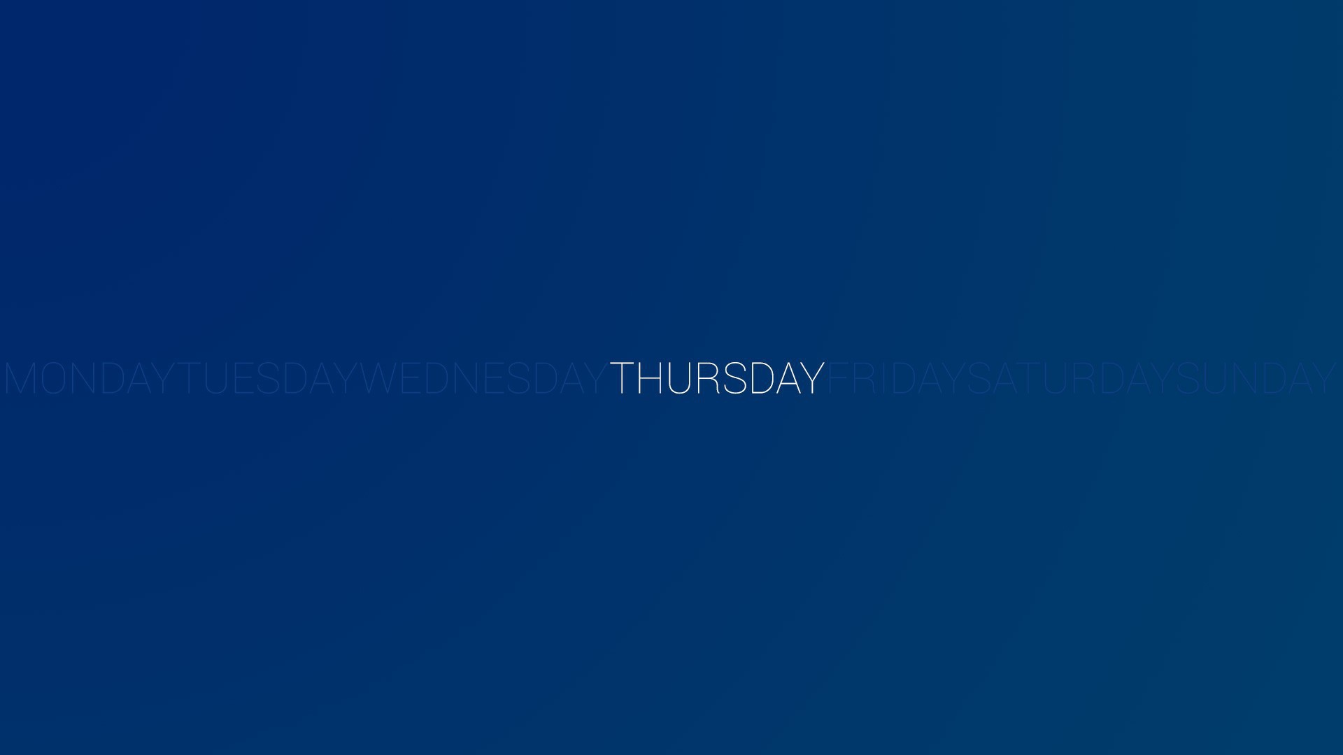 День недели четверг