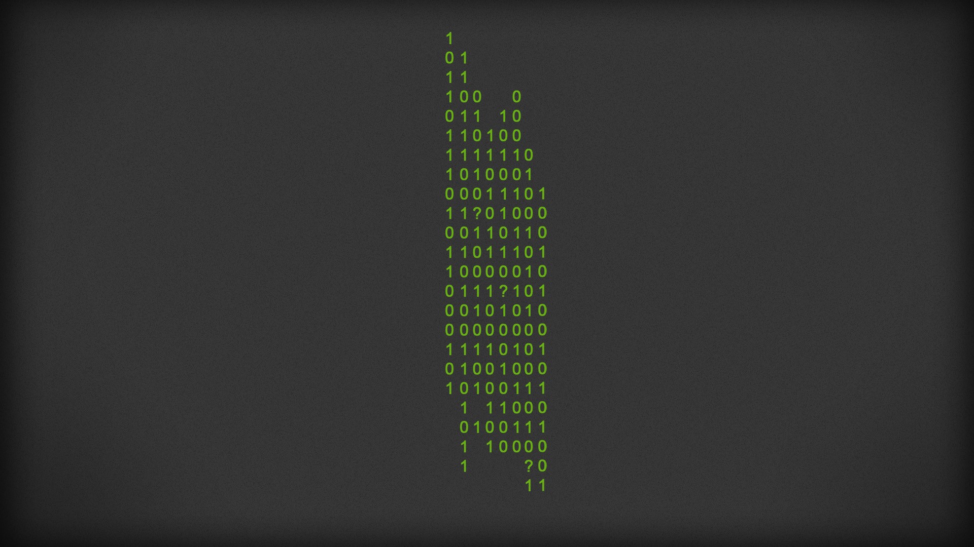 Цифровой орнамент на сером фоне