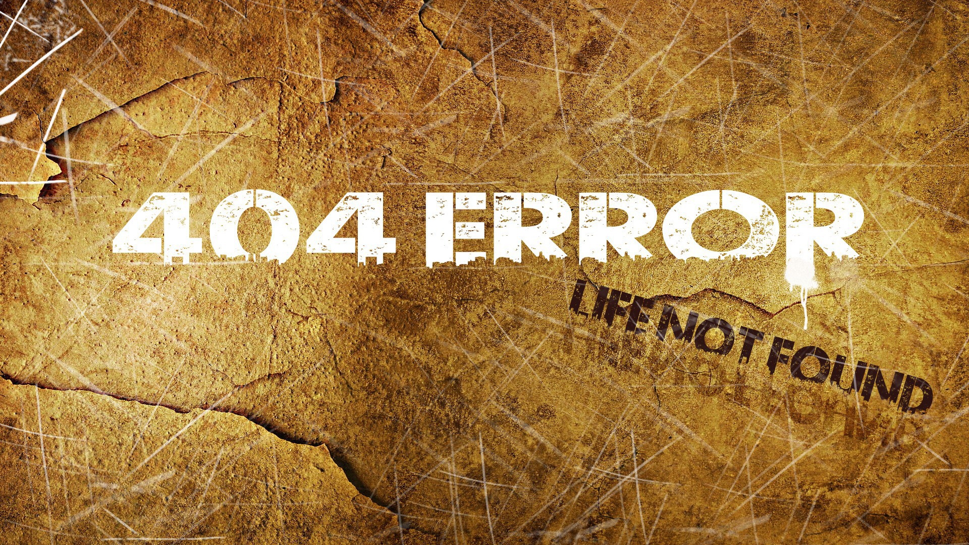 Ошибка 404, жизнь не найдена