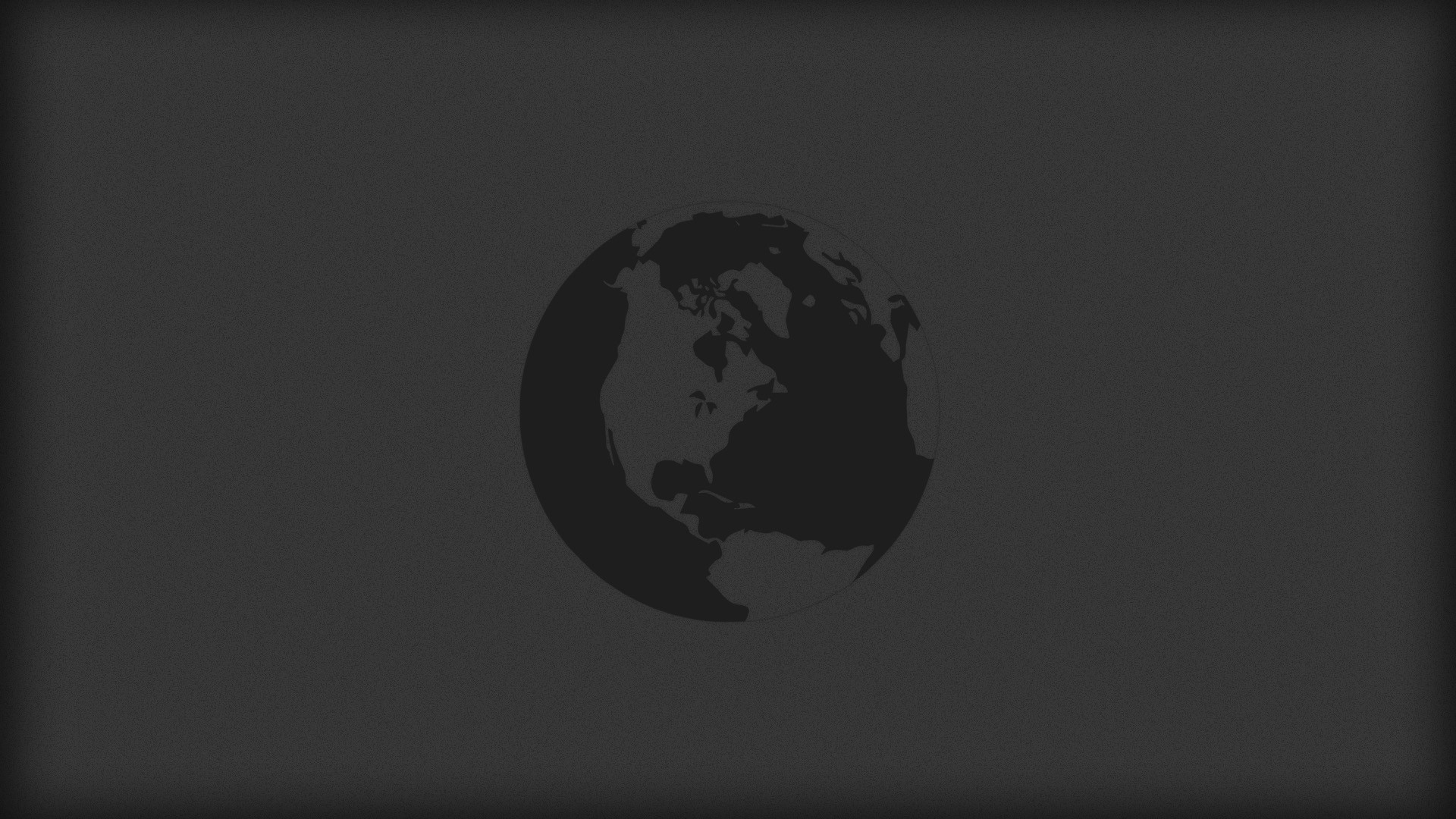 Серый силуэт Земли
