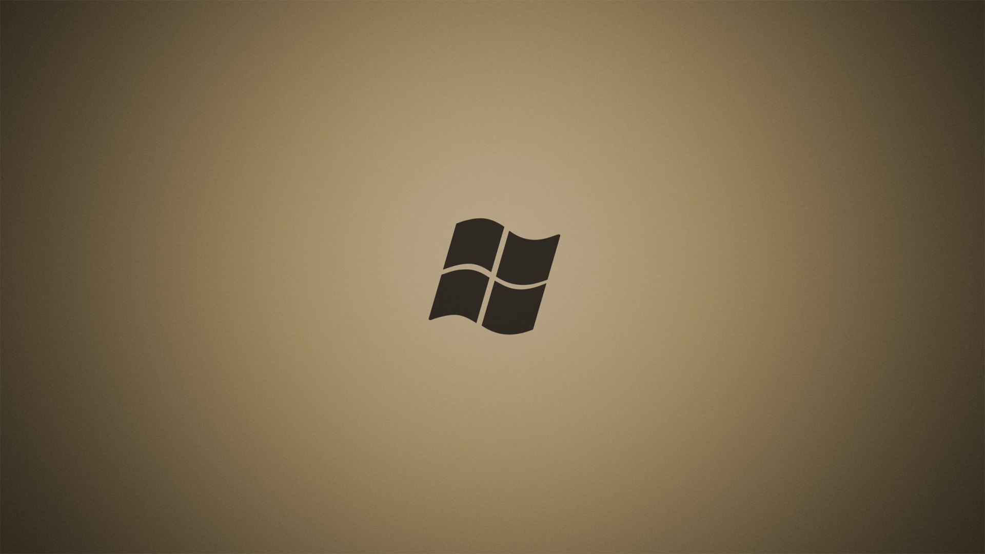 Серый логотип Майкрософт, коричневый фон