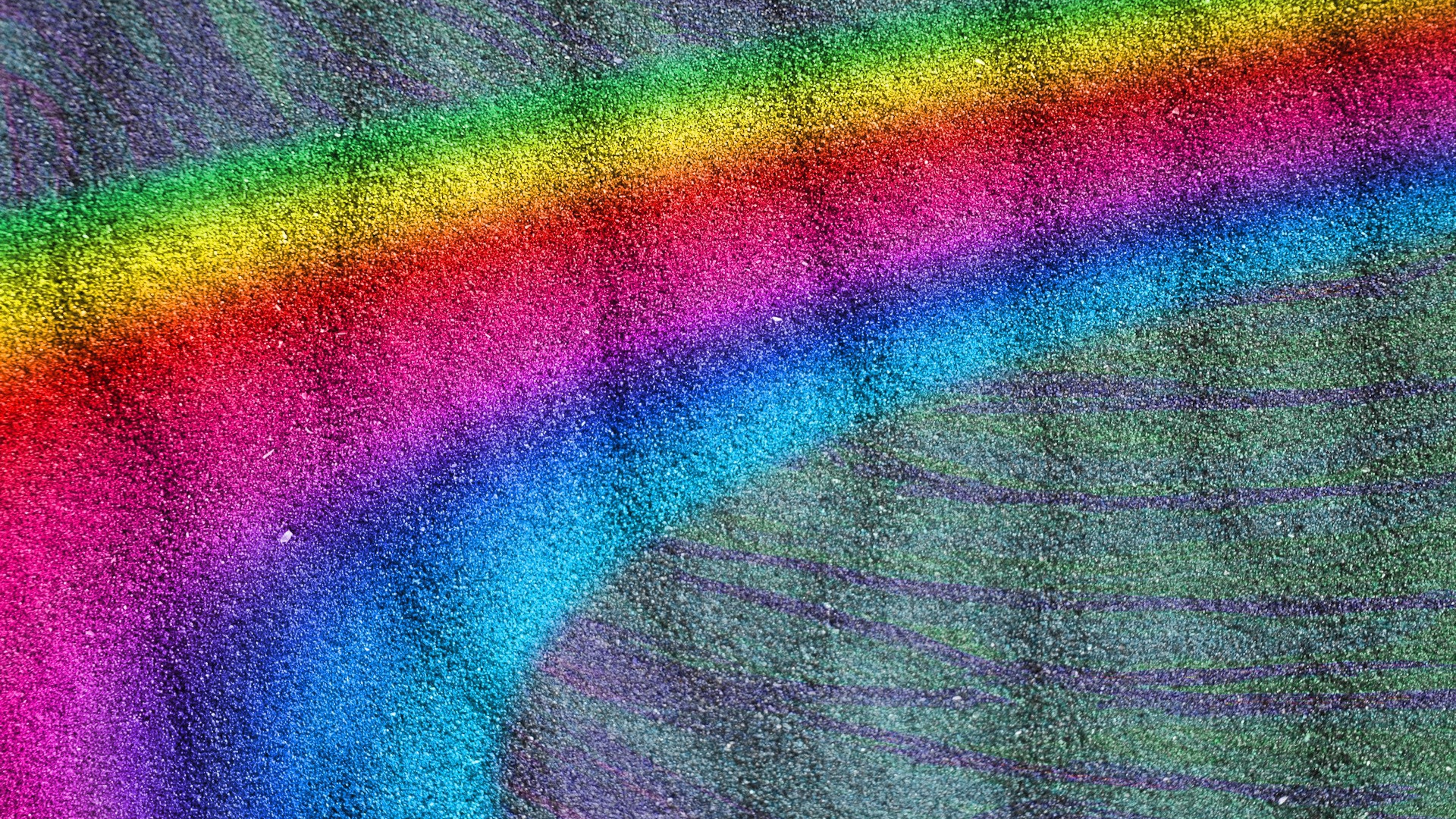 Радуга на песке