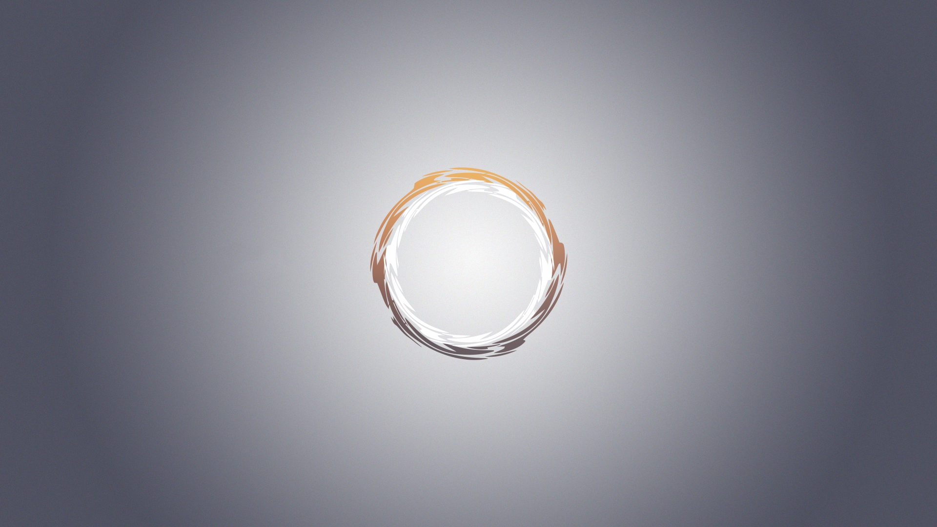 Кольцо на сером фоне