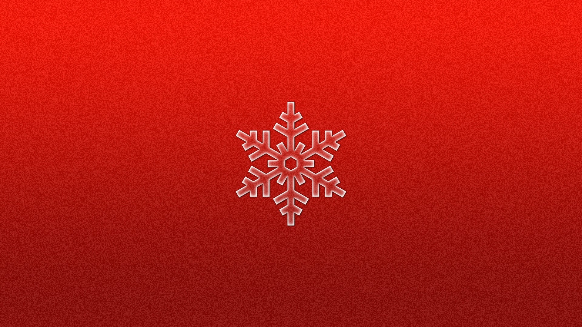 Снежинка на красном фоне