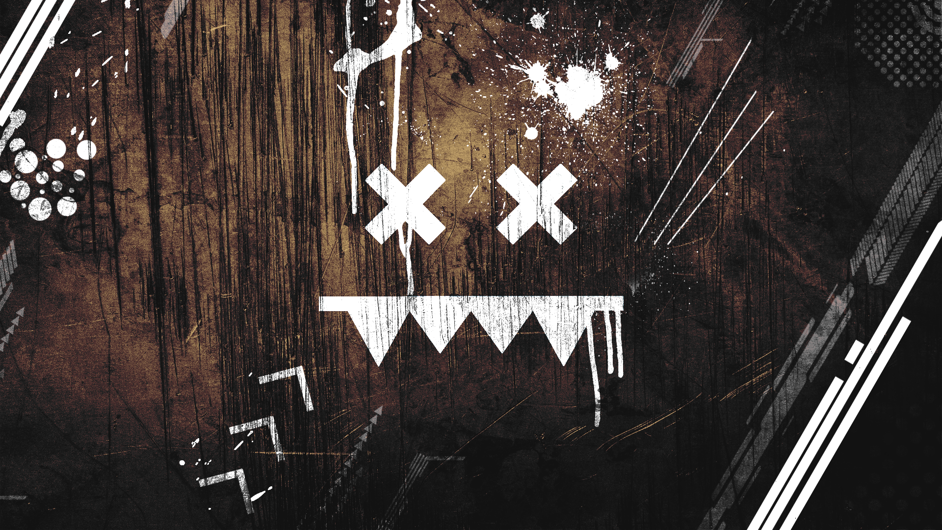 Изображение лица из простых фигур