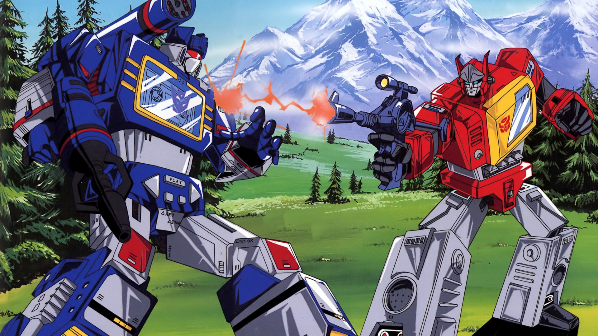 Герои мультфильма Transformers G1