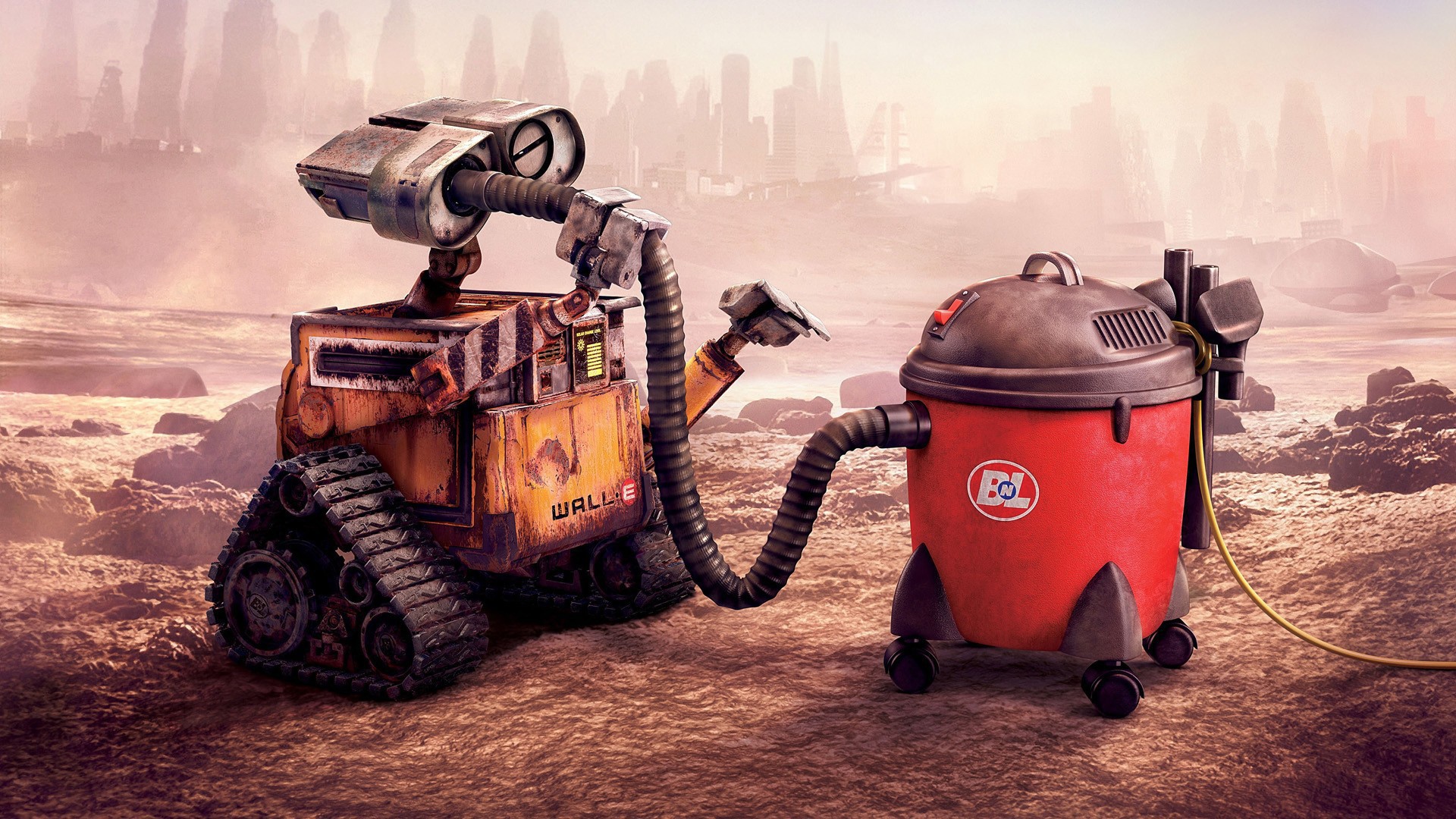 WALL·E и пылесос