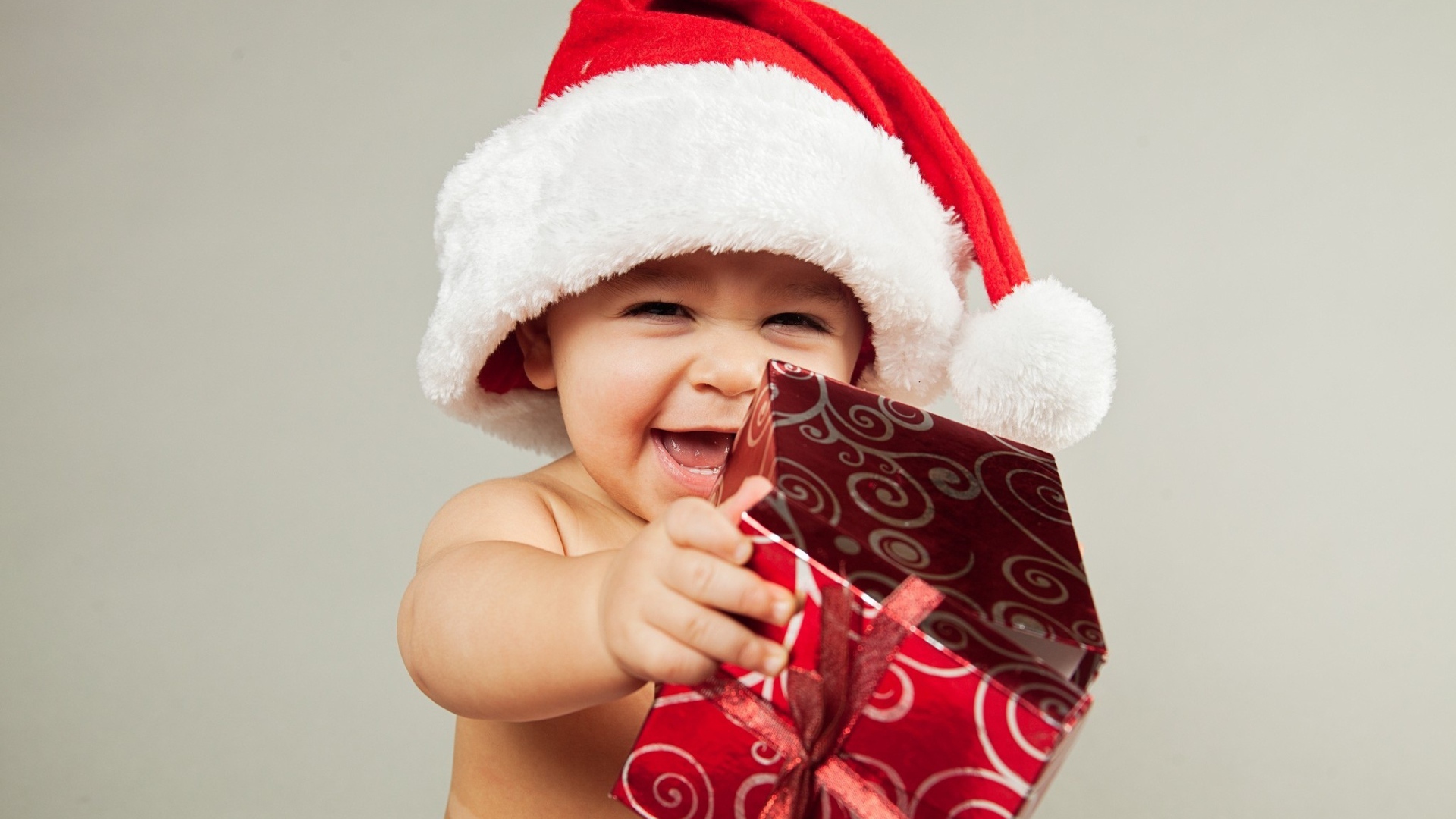 Ребенок Санта клаус