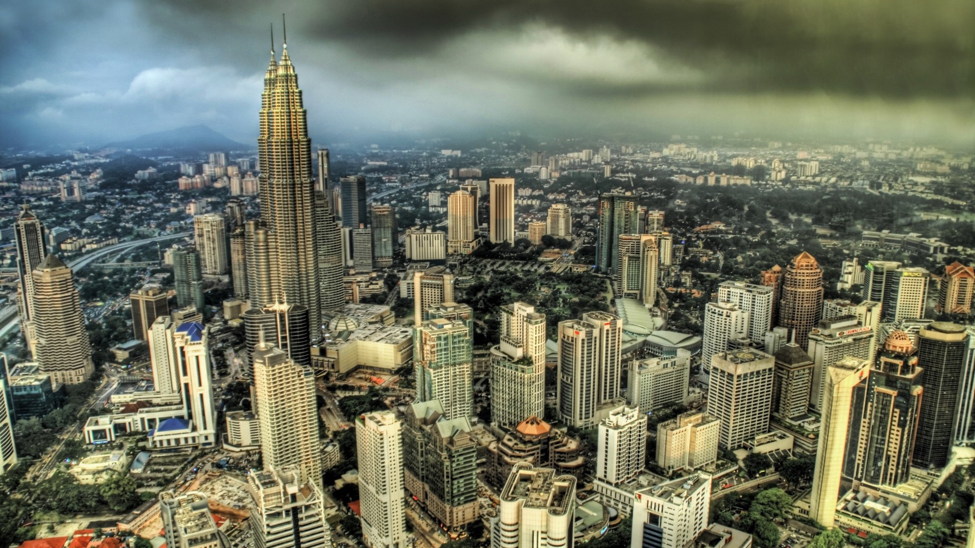 Панорама города Куала-Лумпур